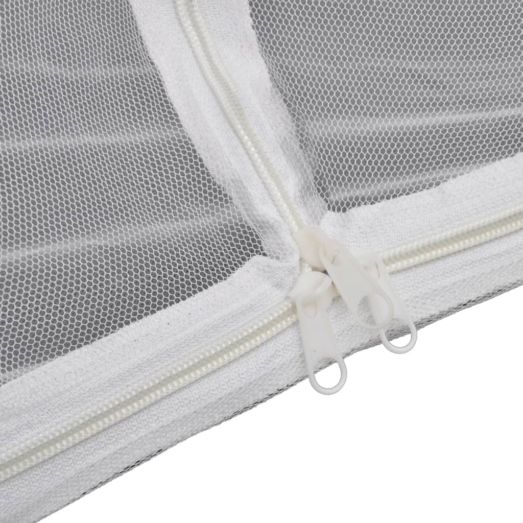vidaXL Camping Tent 200x180x150 cm Fiberglass White