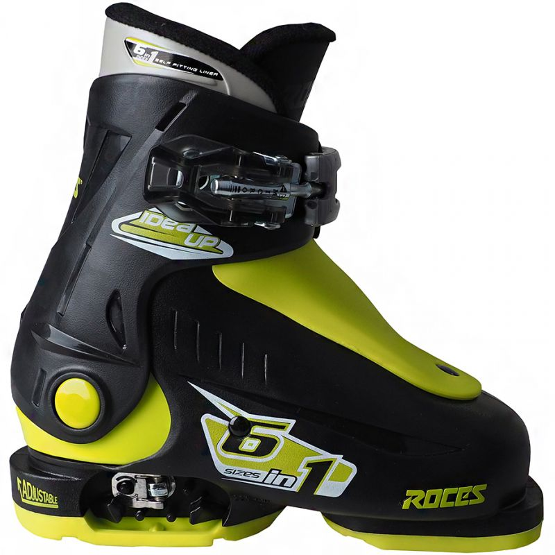 Roces Idea Up ski boots black-lime Jr 450490 18