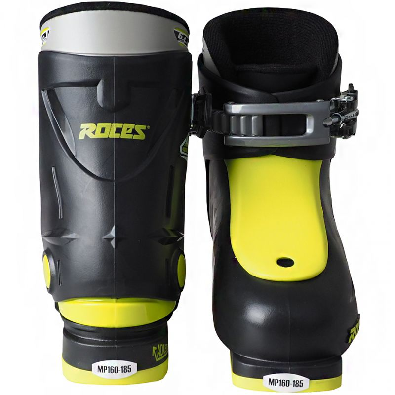 Roces Idea Up ski boots black-lime Jr 450490 18