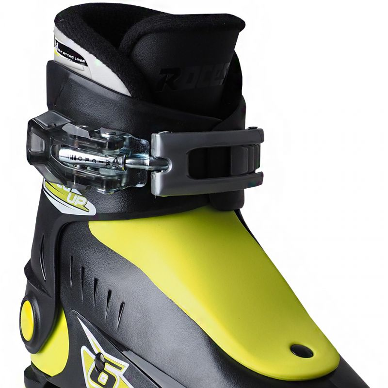 Roces Idea Up ski boots black-lime Jr 450490 18