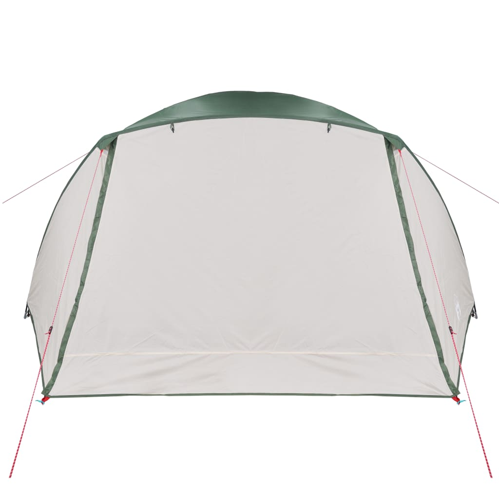 vidaXL Camping Tent with Porch 4-Person Green Waterproof