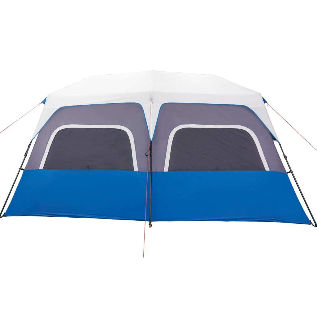 vidaXL Family Tent with LED 10-Person Light Green Quick Release