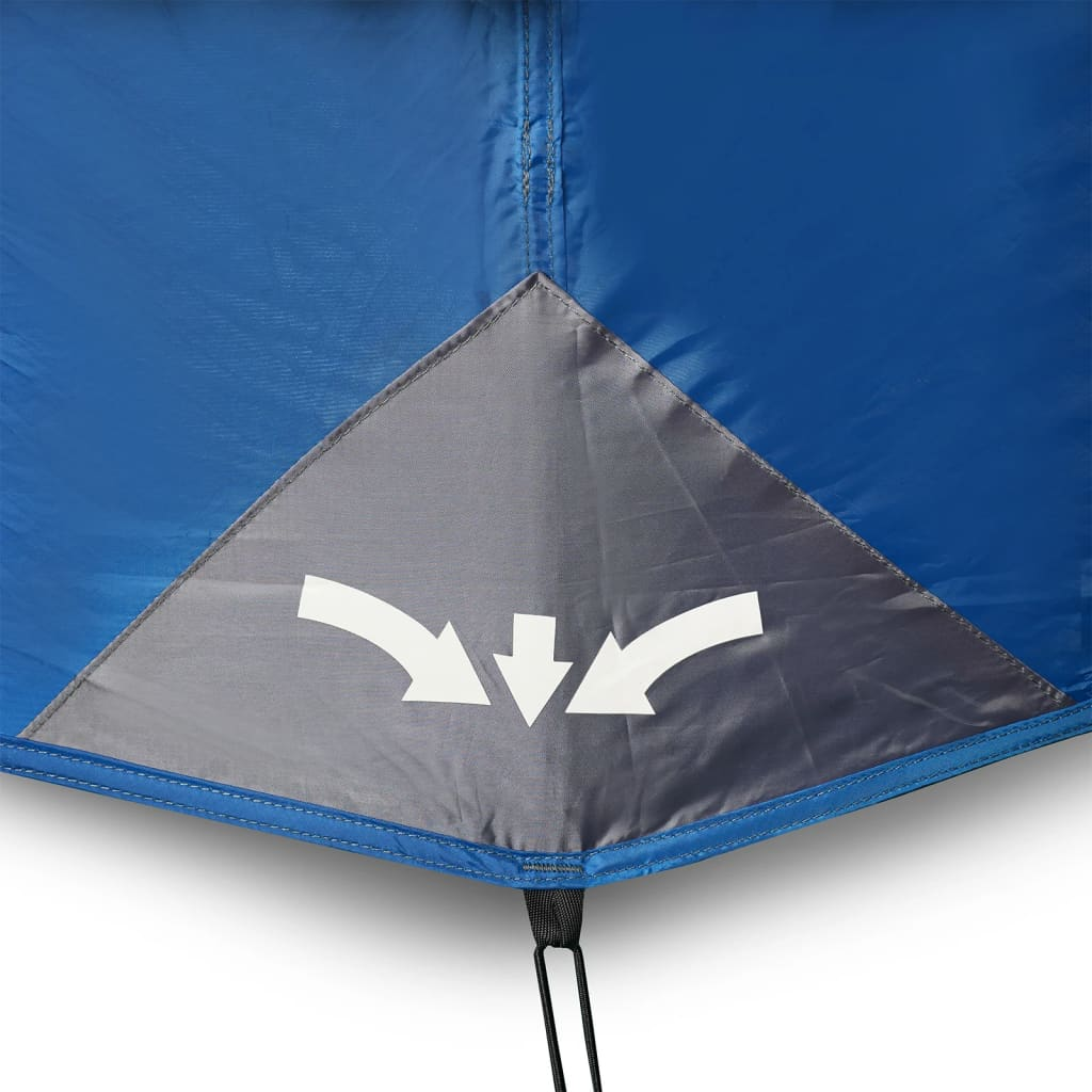 vidaXL Family Tent with LED 10-Person Light Green Quick Release