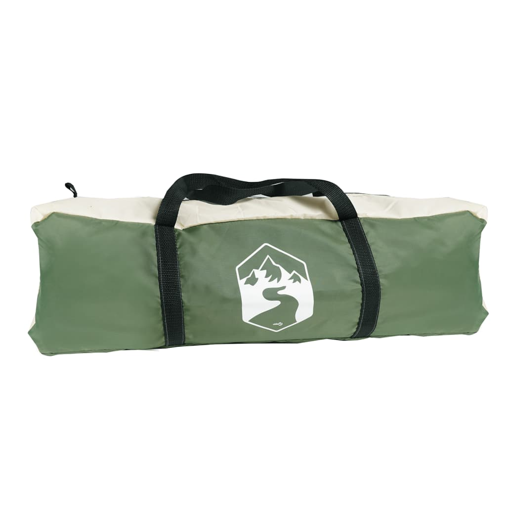 vidaXL Family Tent Cabin 10-Person Green Waterproof