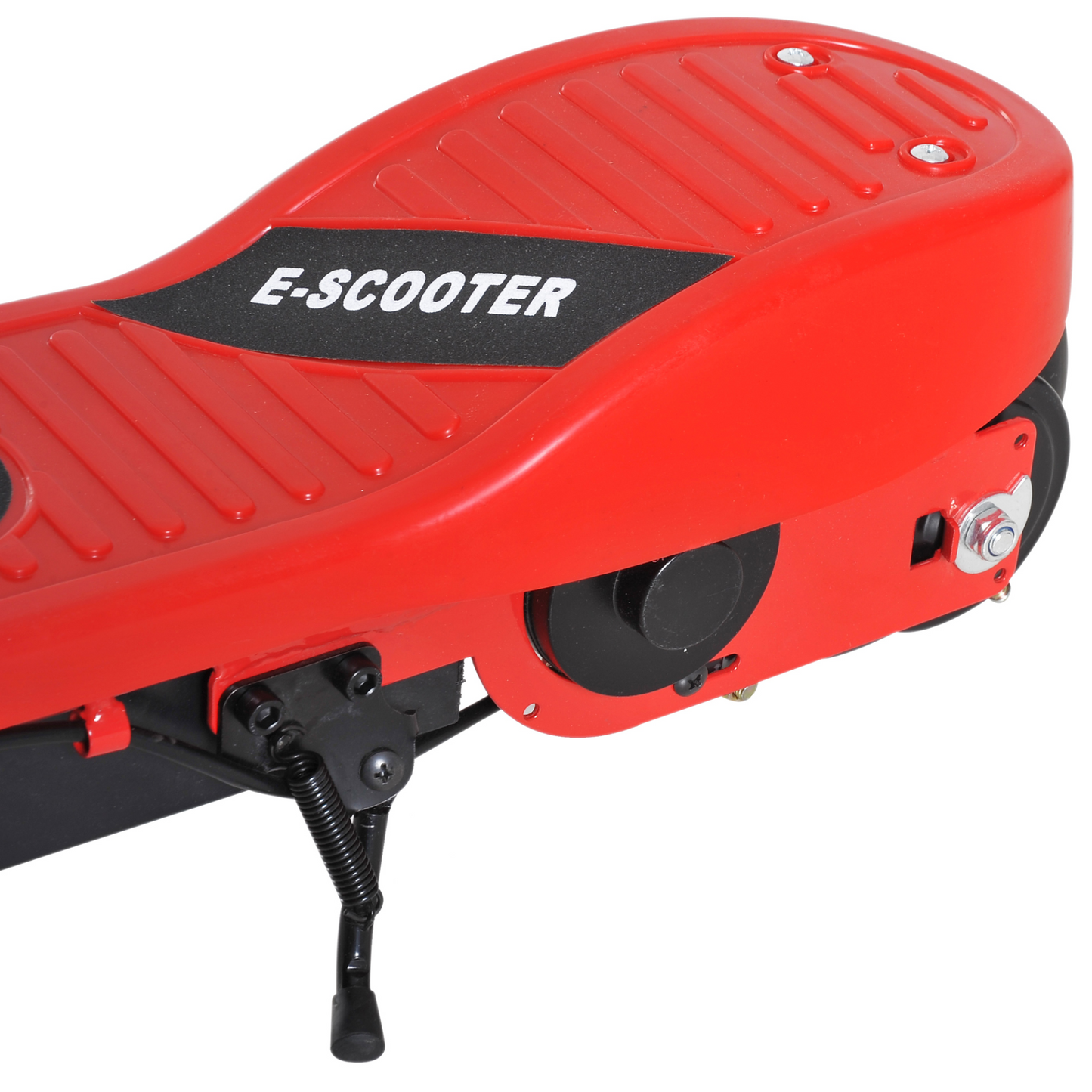 HOMCOM Kids Folding Electric Bike Children E Scooter  Ride on Toy 2 x 12V Recharge Battery 120W Adjustable Height PU Wheels Suitable for 7 to 14 yrs - Red