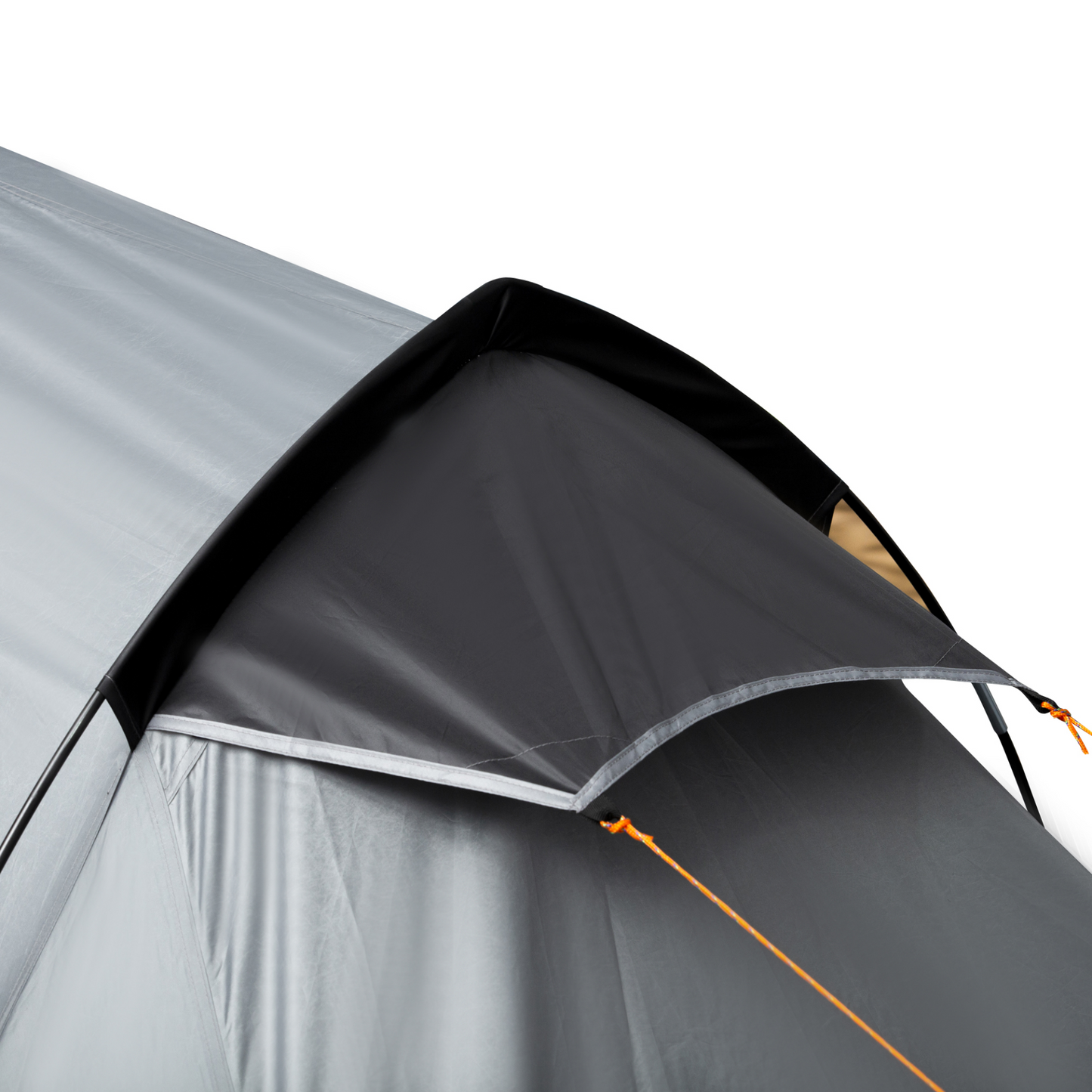 Outsunny 1-2 Man Camping Tunnel Tent  w/ Rain Fly Porch Mesh Window Double Layer Shelter Hiking Home Backpacking Vestibule Lightweight Fishing