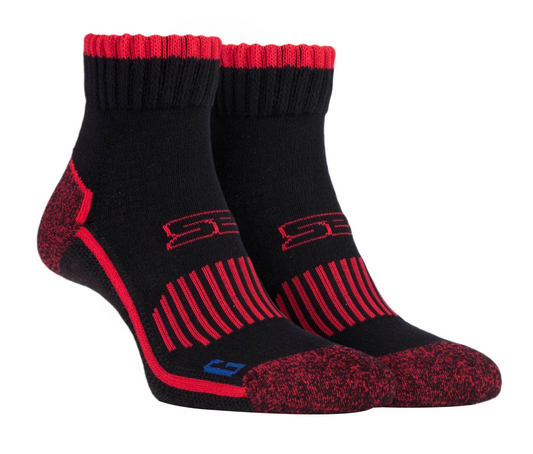 Mens Cotton Quarter Hiking Socks