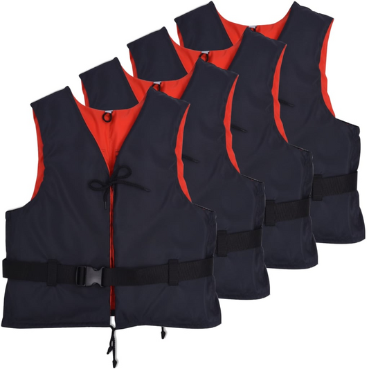 vidaXL Buoyancy Aids 4 pcs 50 N 90+ kg Navy Blue