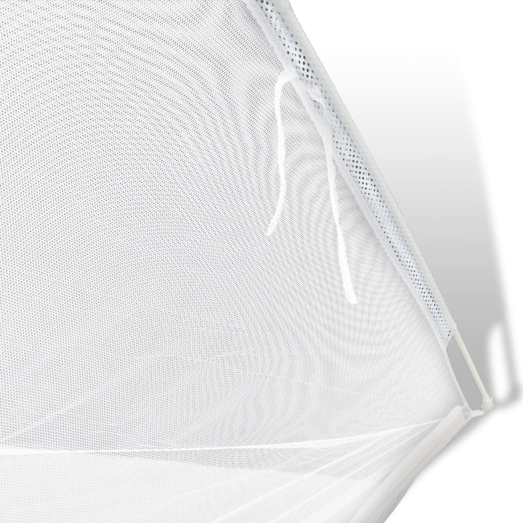 vidaXL Camping Tent 200x180x150 cm Fiberglass White