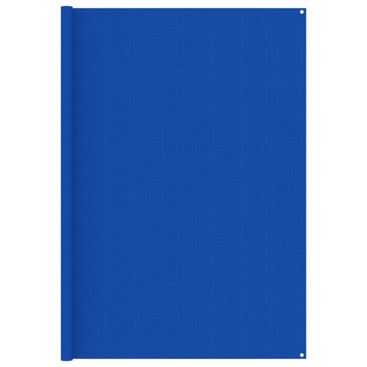 vidaXL Tent Carpet 250x600 cm Blue HDPE