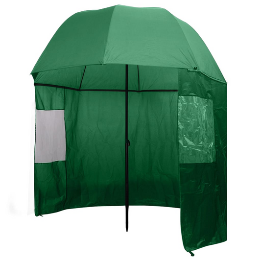 vidaXL Fishing Umbrella Green 300x240 cm