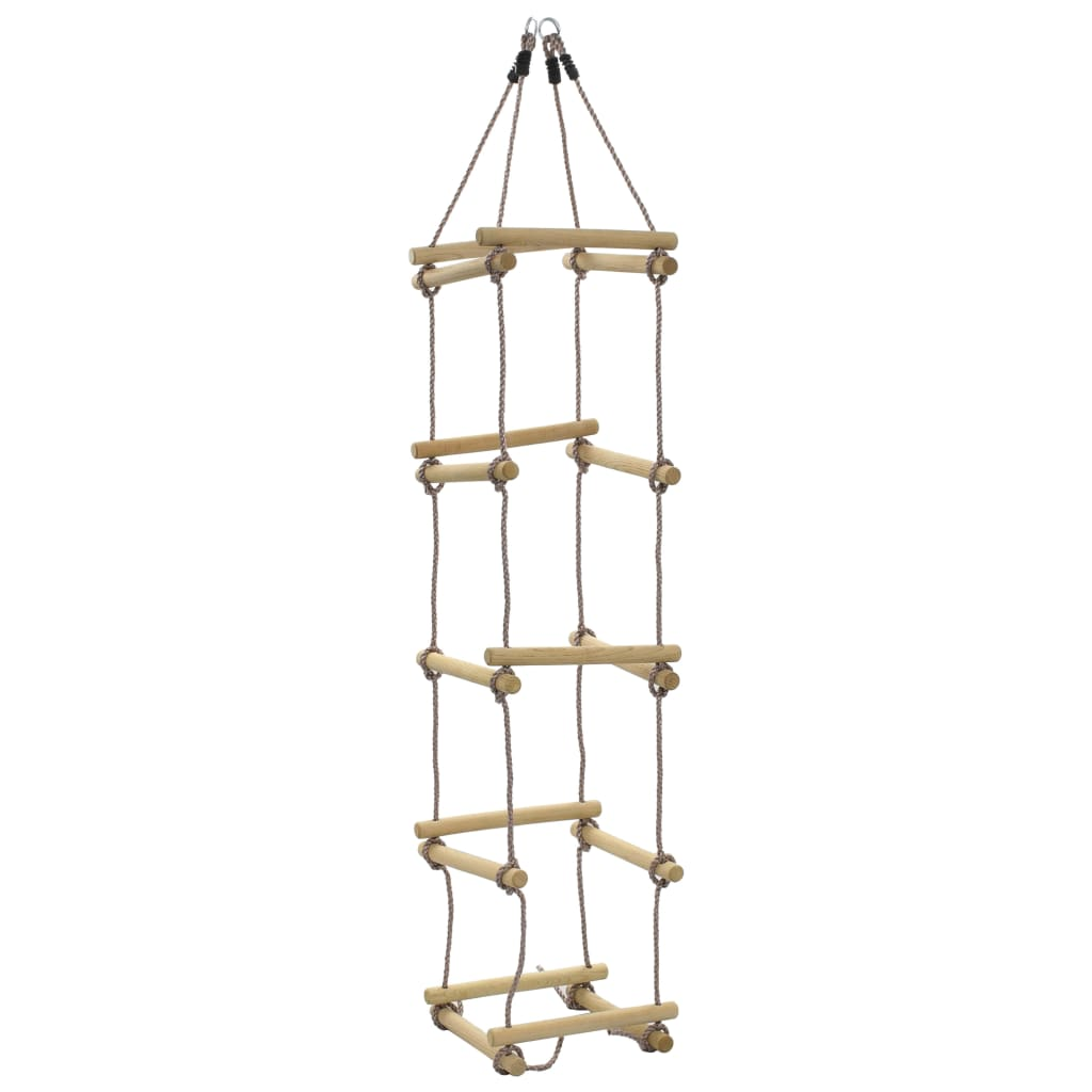 vidaXL Kids Rope Ladder 200 cm Wood
