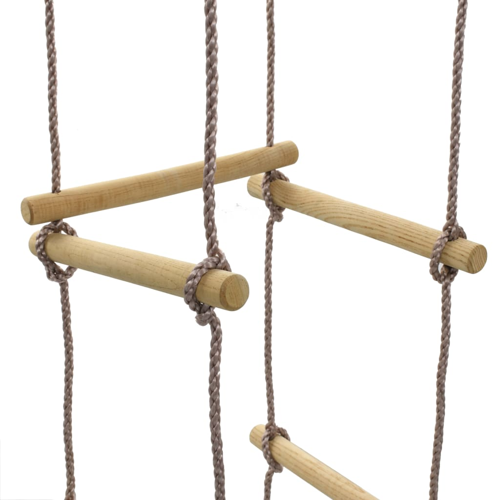 vidaXL Kids Rope Ladder 200 cm Wood