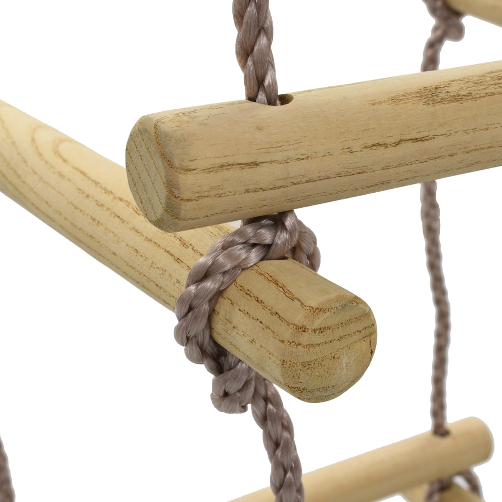 vidaXL Kids Rope Ladder 200 cm Wood