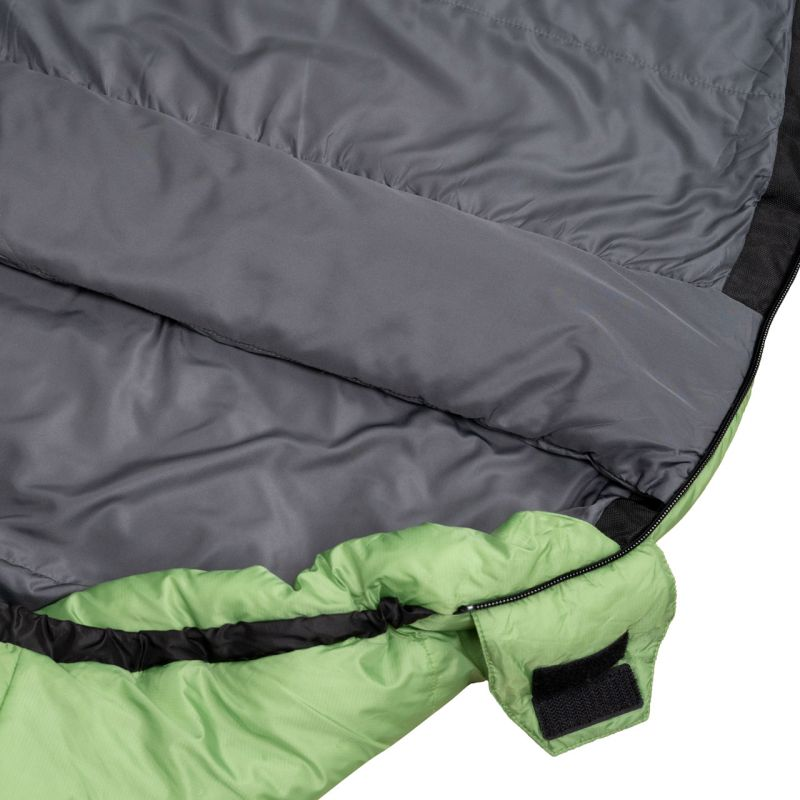 Alpinus Ultralight 850 sleeping bag 215 cm x 80 cm x 50 cm green AC18637 Left