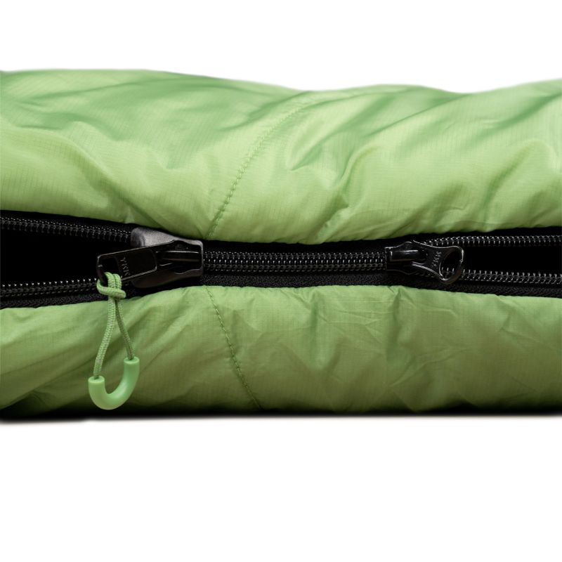 Alpinus Ultralight 850 sleeping bag 215 cm x 80 cm x 50 cm green AC18637 Left