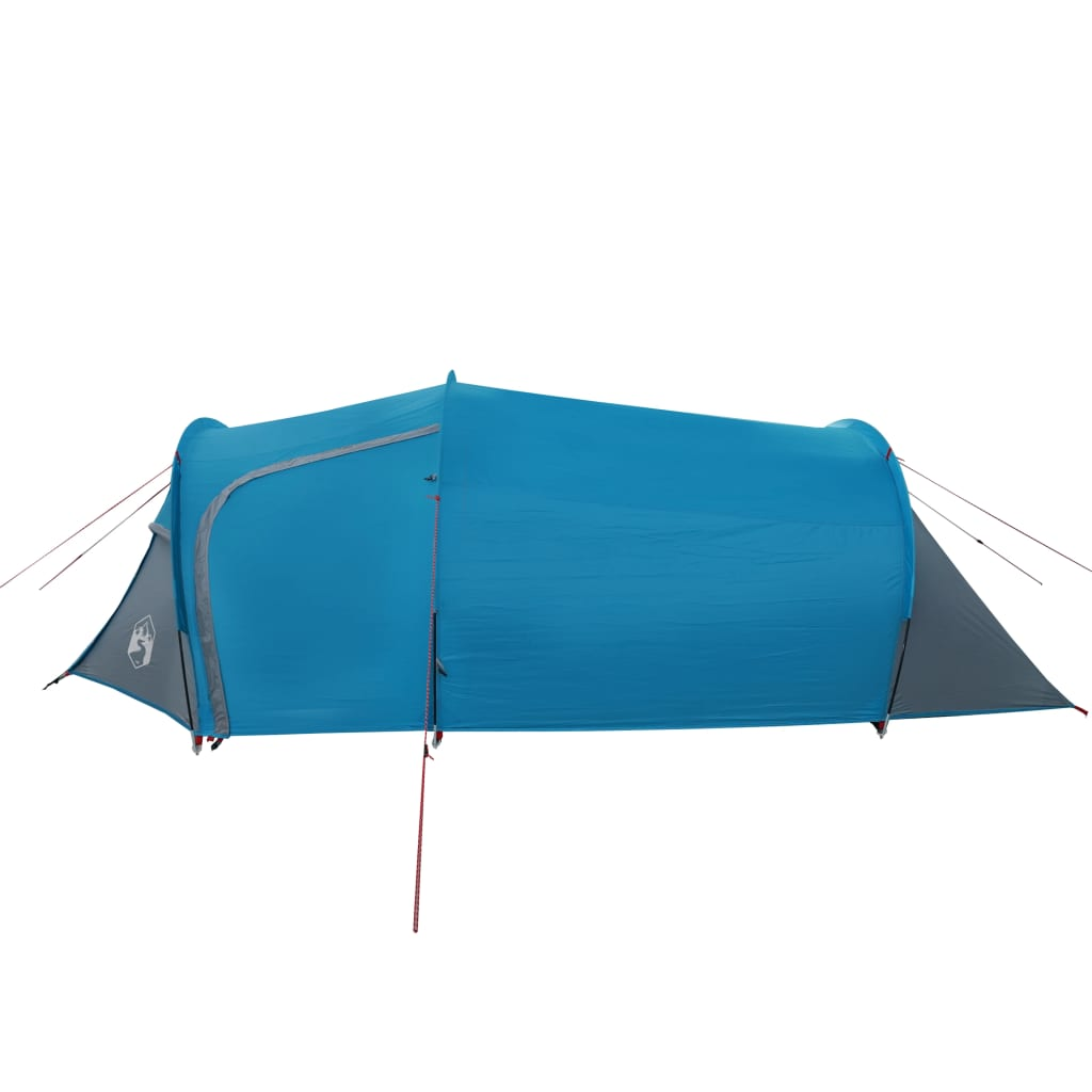 vidaXL Camping Tent 4 Persons Blue 360x135x105 cm 185T Taffeta