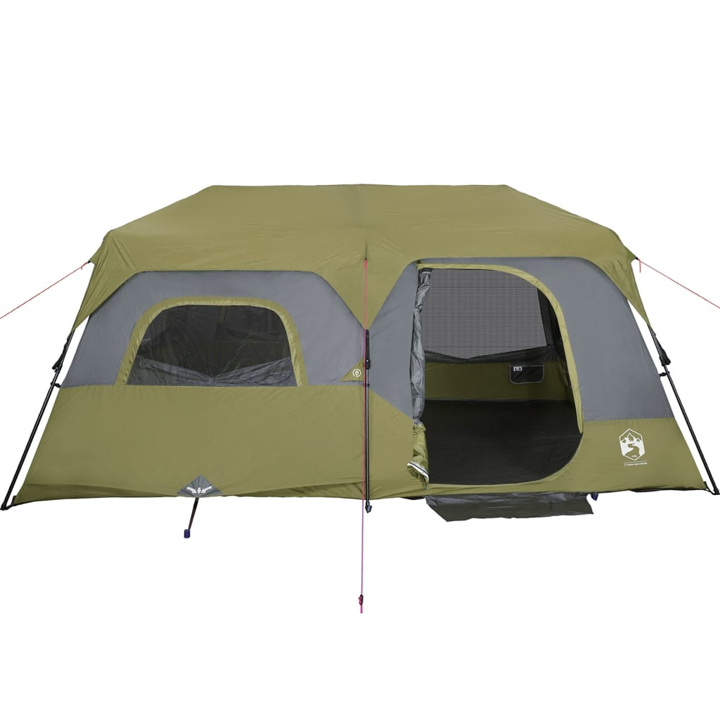 vidaXL Family Tent 9-Person Blue Quick Release Waterproof