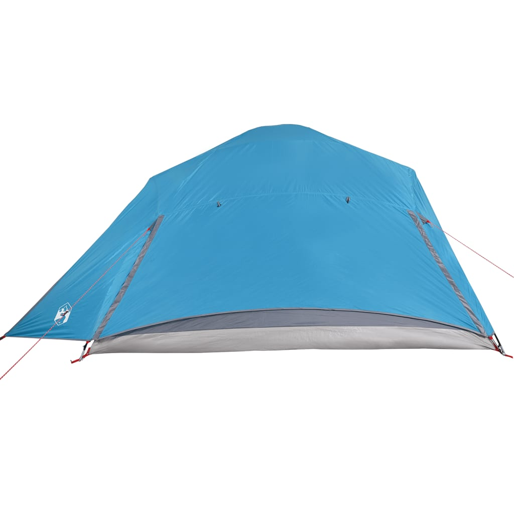 vidaXL Camping Tent Dome 4-Person Blue Waterproof