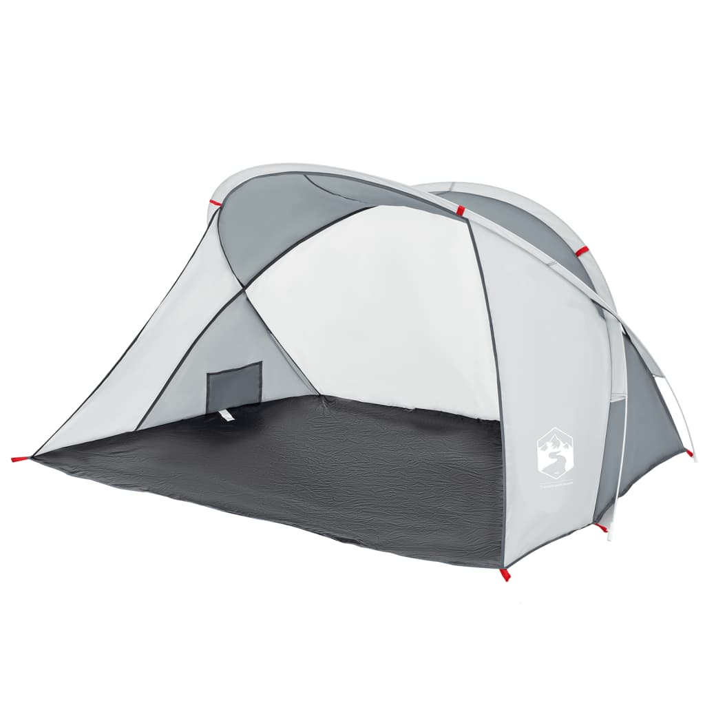 vidaXL Beach Tent Grey Pop-up Waterproof