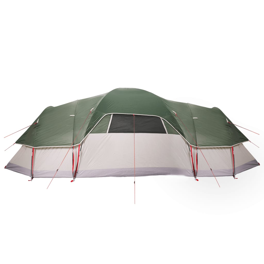 vidaXL Family Tent Dome 11-Person Green Waterproof