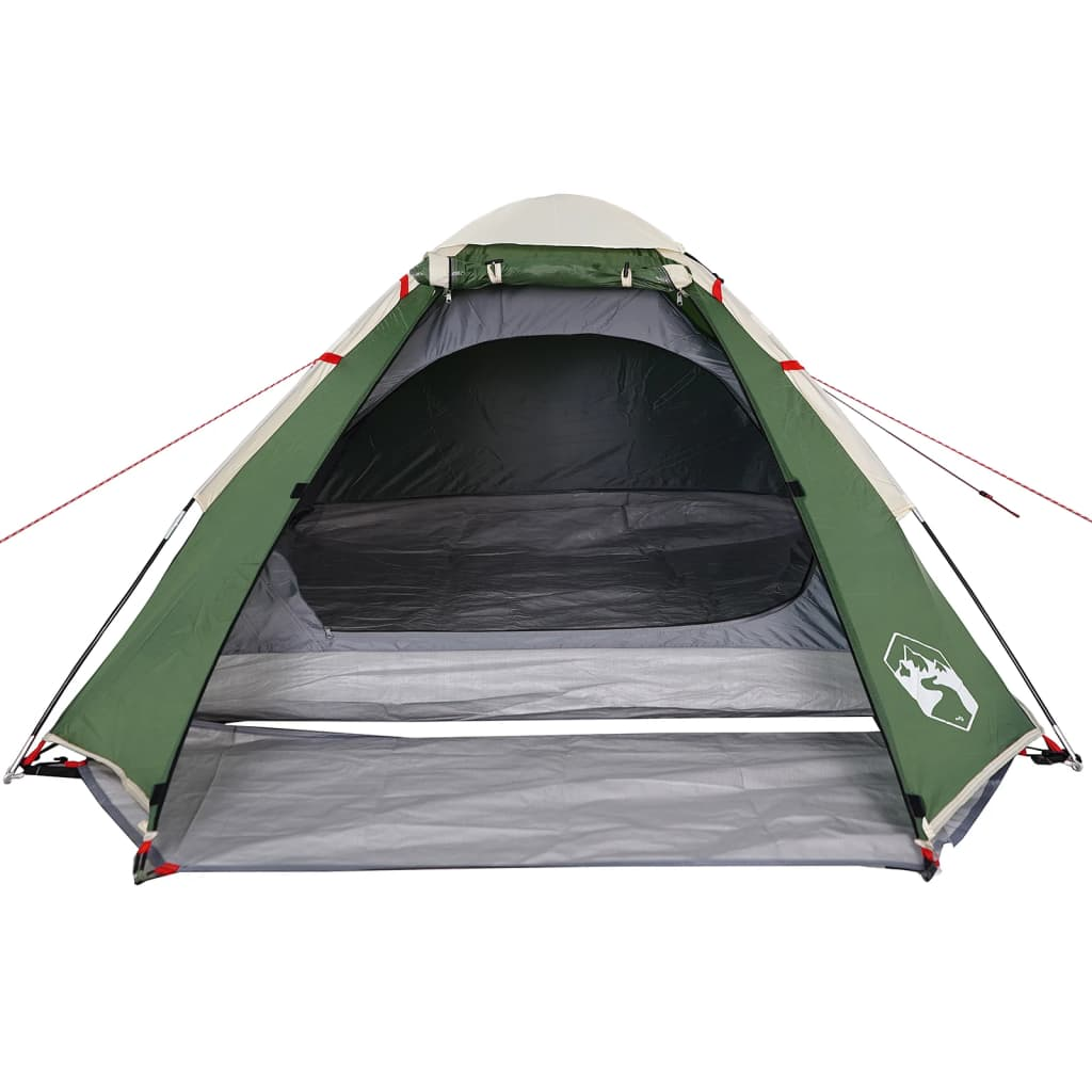 vidaXL Camping Tent Dome 2-Person Green Waterproof