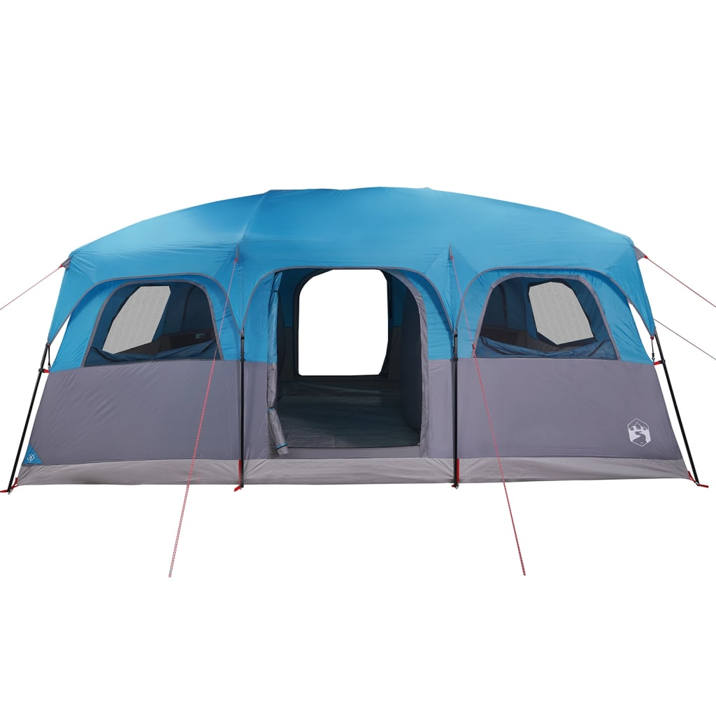 vidaXL Family Tent Cabin 9-Person Blue Waterproof