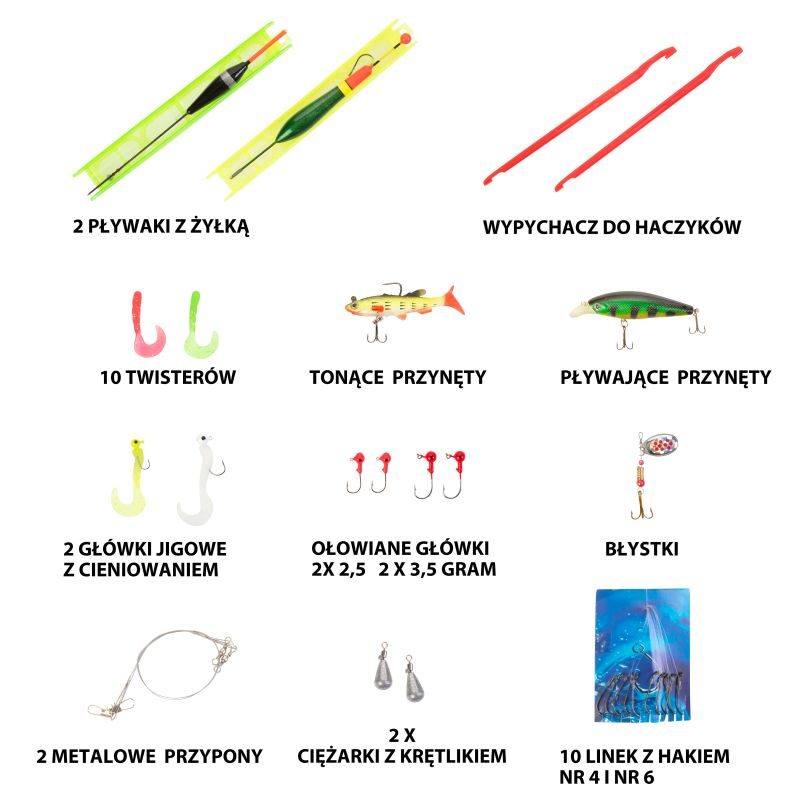 MacGyver Big Fish 41 W 1 Fishing Kit 102279
