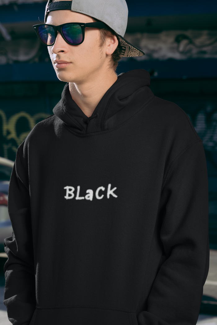 Classic Unisex "Black" Pullover Hoodie | Gildan® 18500 Black